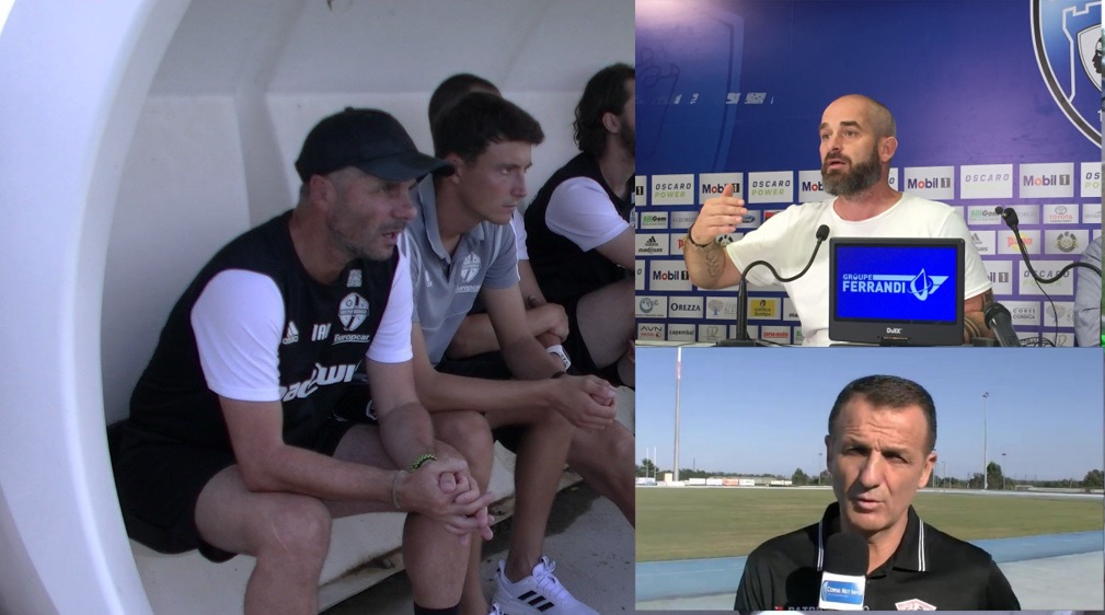 Jean-André Ottaviani (FCBB), Mathieu Chabert (SCB) et Tchouki  Corlija (Gallia), dans l'expectative !