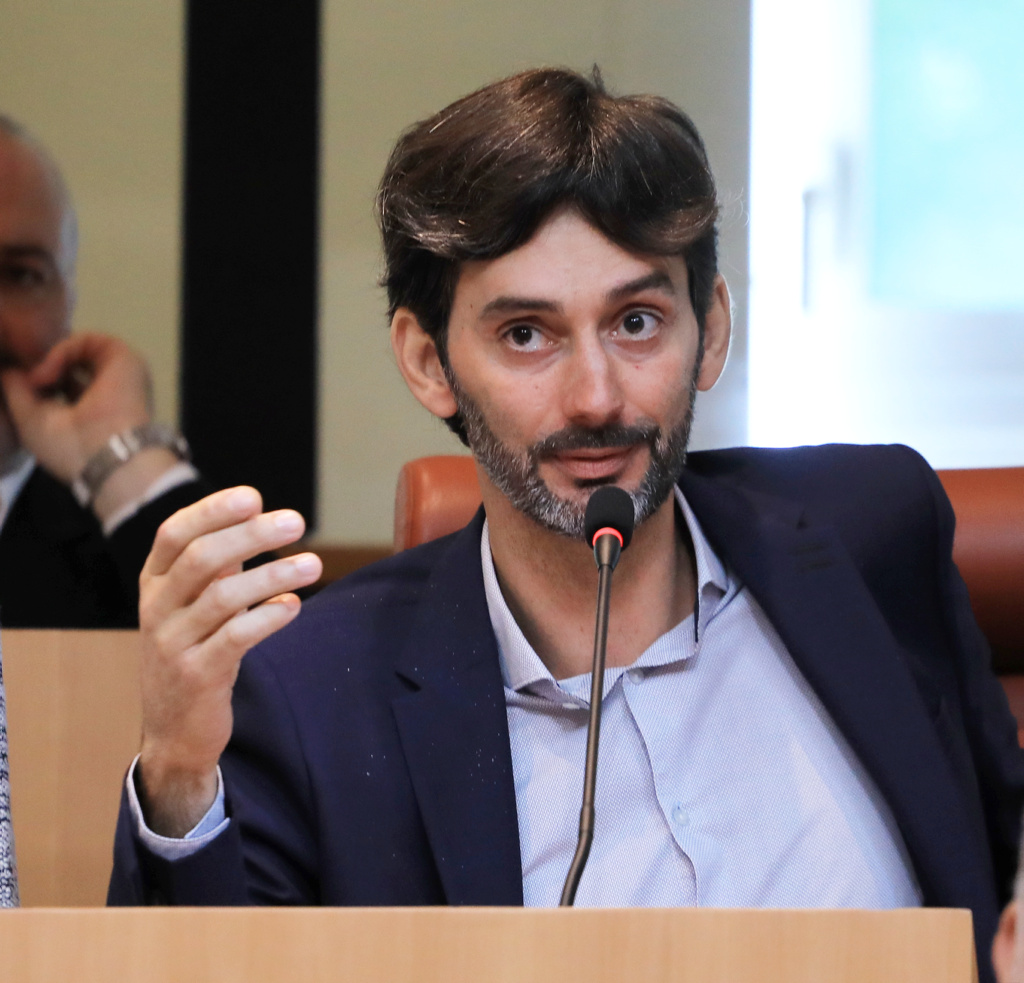 Julien Paolini, conseiller territorial du groupe Femu a Corsica. Photo Michel Luccioni.