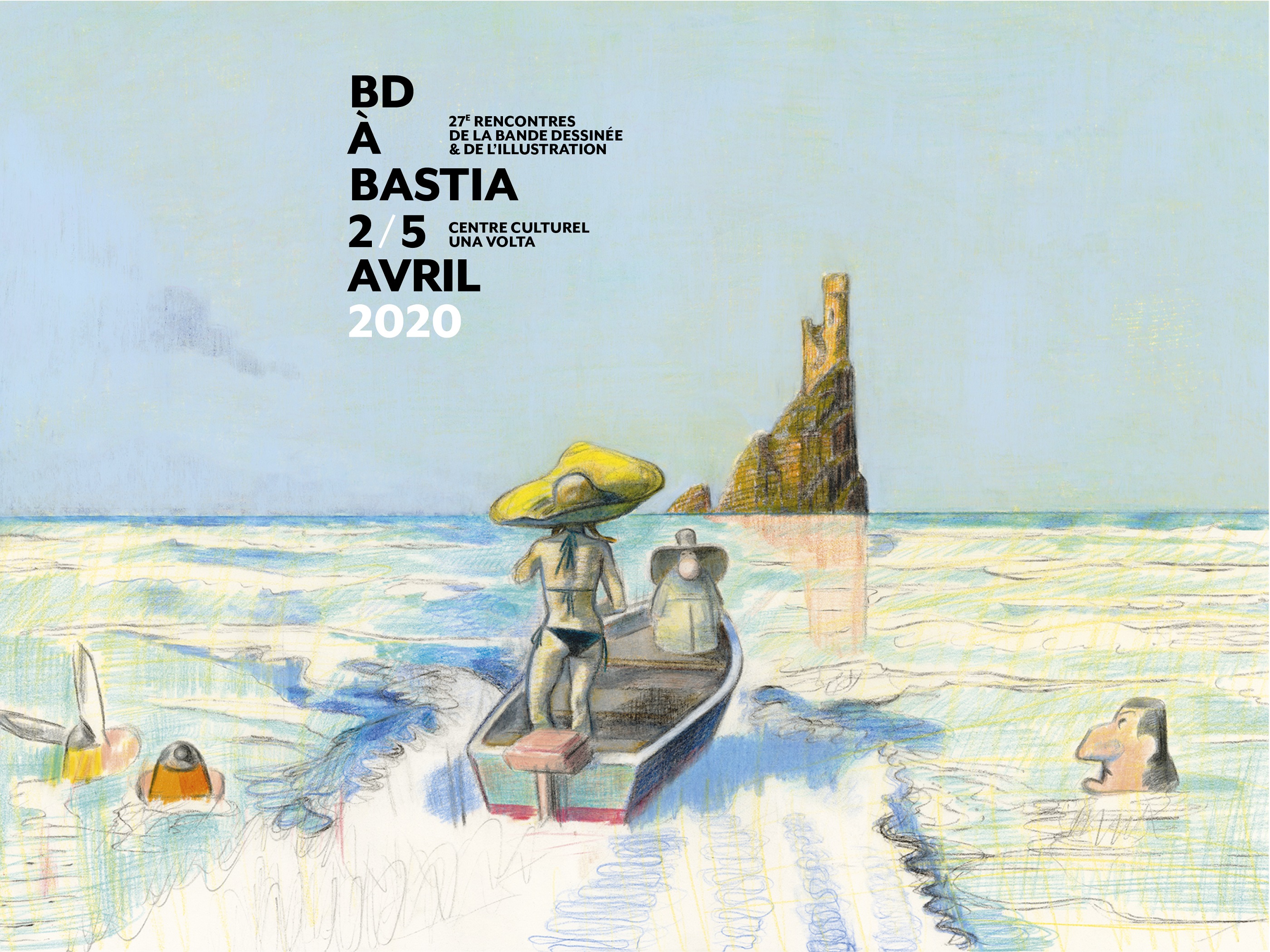 L'affiche est signée de l'auteur de BD : Blutch