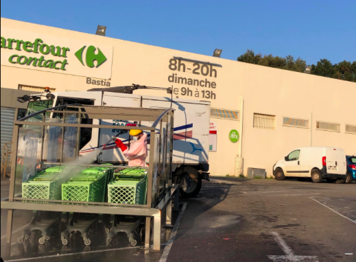 Coronavirus : A Bastia l’opération de désinfection est lancée