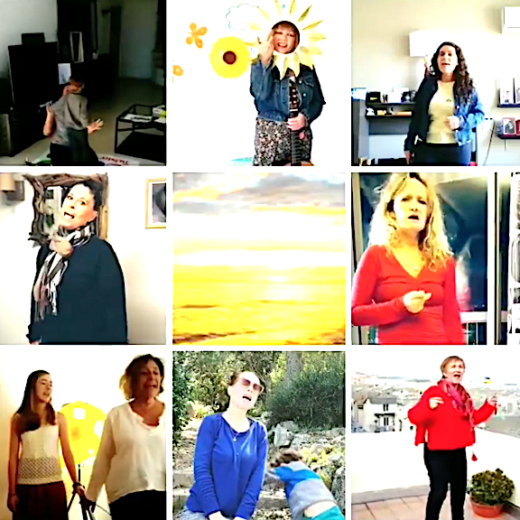 Le clip des confinés de a scola de Citàdell'Anima di Bastia : à apprécier