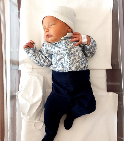 Leonardo est né pendant la crise sanitaire du Coronavirus.