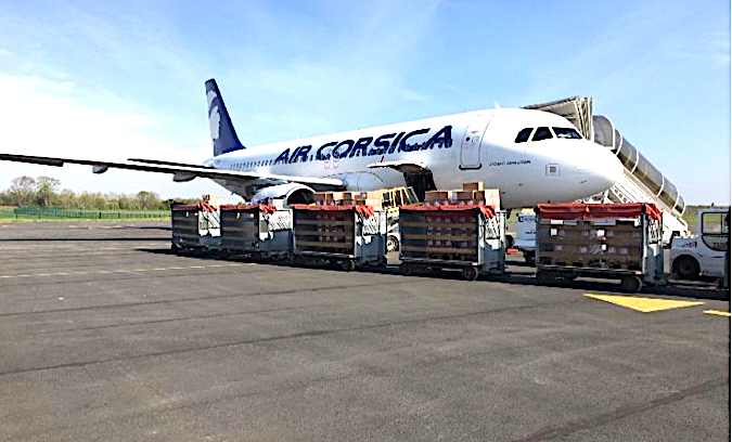 700 colis dans les soutes de l’A320.