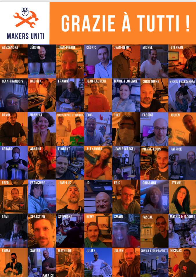 Covid-19- Le réseau Makers Uniti, qui a produit et distribué 10 000 visières, lève le pied