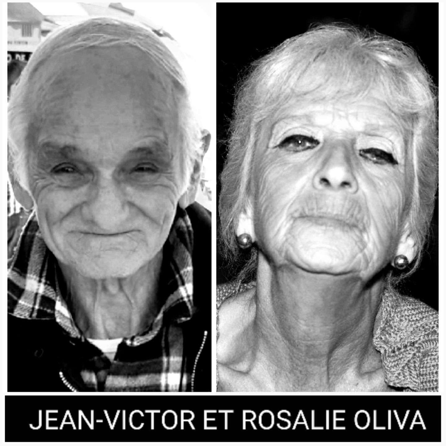 Anniversaire du décès de Jean-Victor et Rosalie Oliva