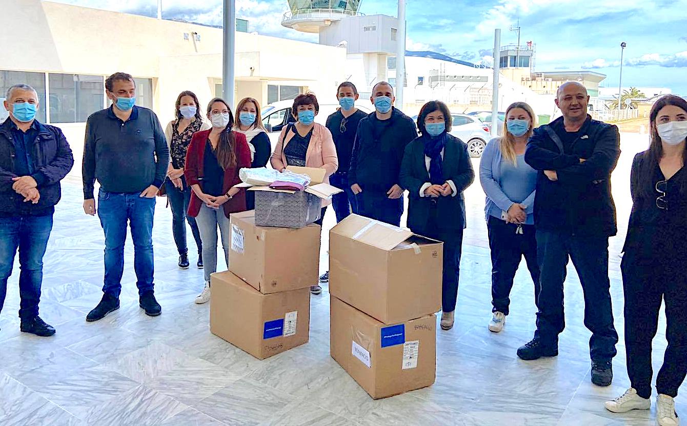 40 000 masques, 4 000 blouses, des visières et du matériel médical réceptionnés à Figari