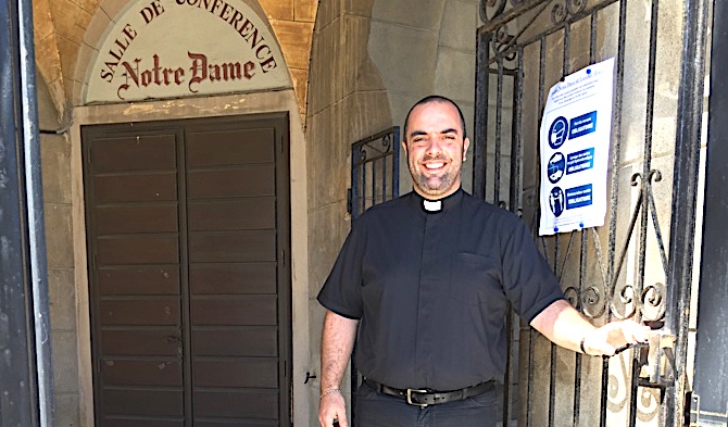 Dès ce dimanche, le père Georges Nicoli va retrouver ses fidèles en son église de ND de Lourdes