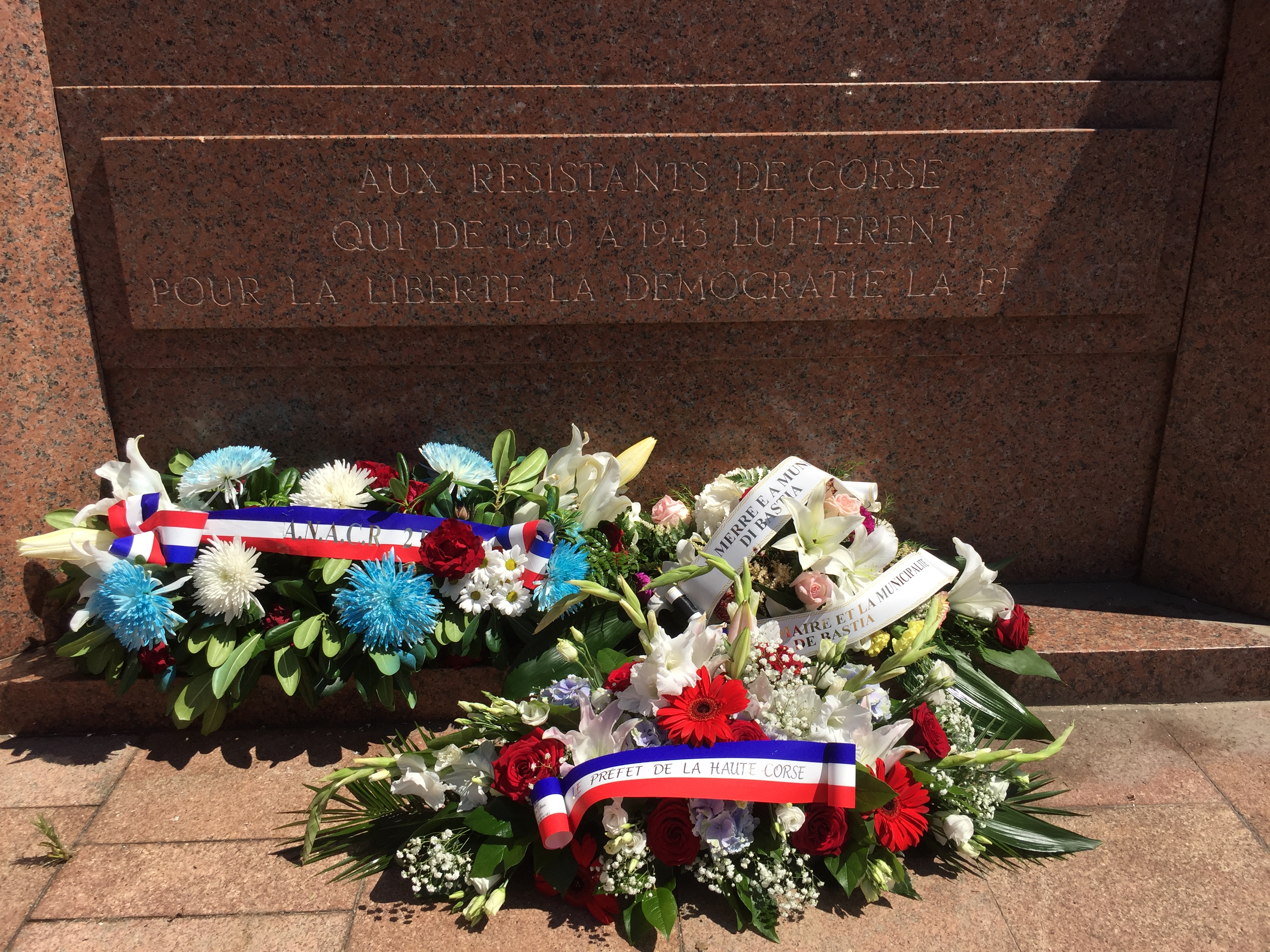 Bastia : Hommage aux résistants de la 2ème guerre mondiale