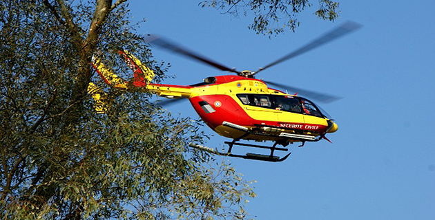 Galeria : un automobiliste évacué dans un état grave par hélicoptère