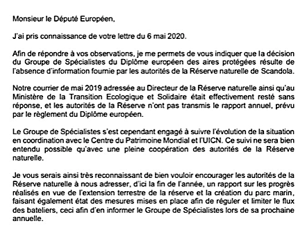 Scàndula : maintien du diplôme européen si…