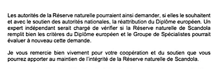 Scàndula : maintien du diplôme européen si…