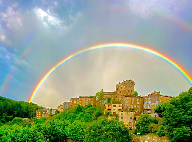 La photo du jour : double arc-en-ciel au-dessus de Vescovato