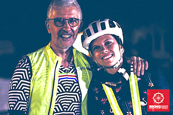 "Bikingman" : Clémence et Jacques Raffi, les Corses qui parcourent 1 060 kilomètres à Oman