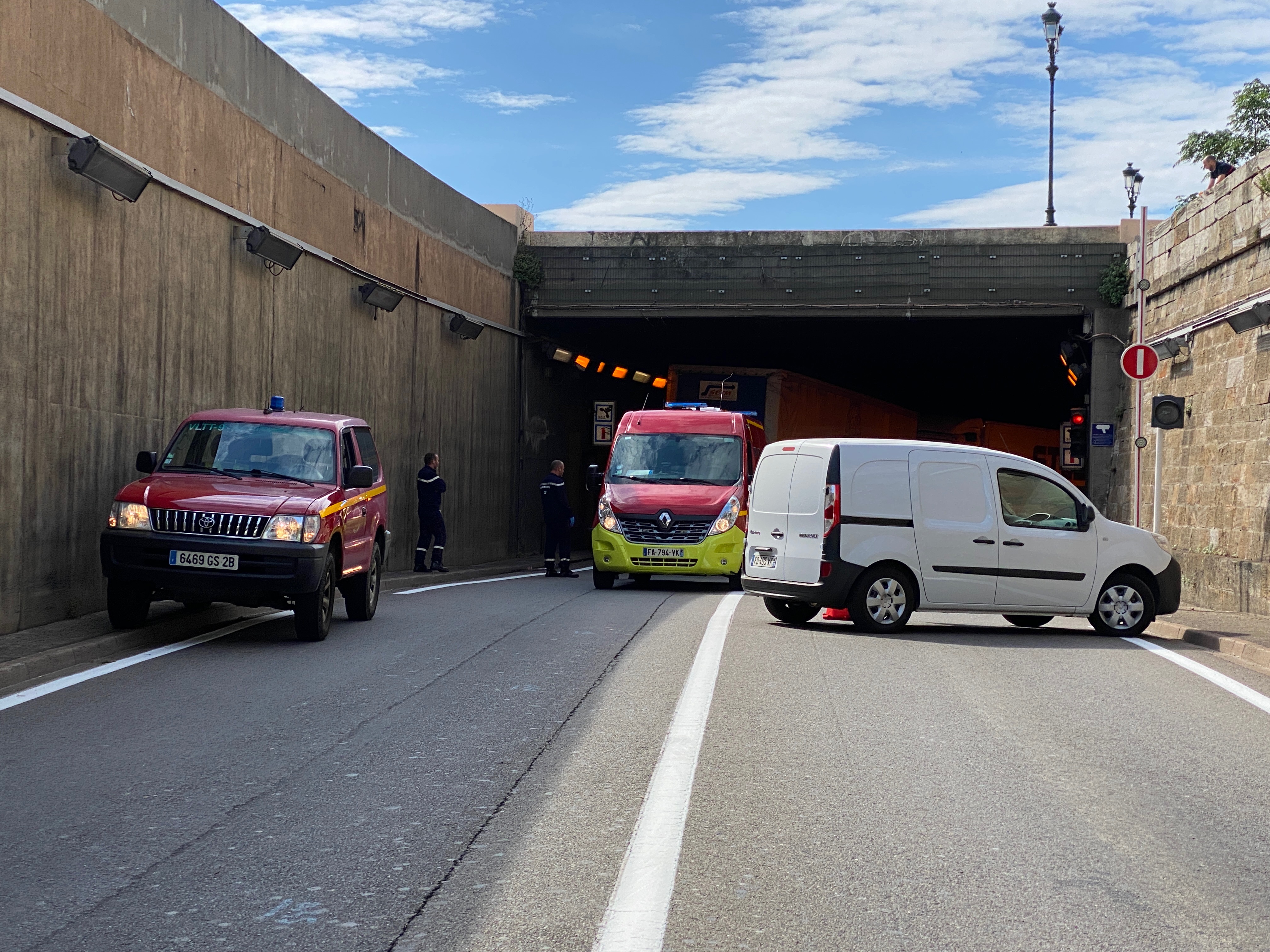 Drame à l'entrée du tunnel de Bastia