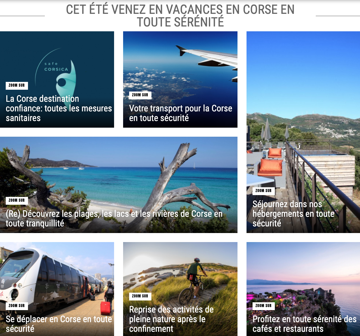 Corse - Destination confiance : L’Agence du Tourisme adapte sa stratégie promotionnelle à la crise