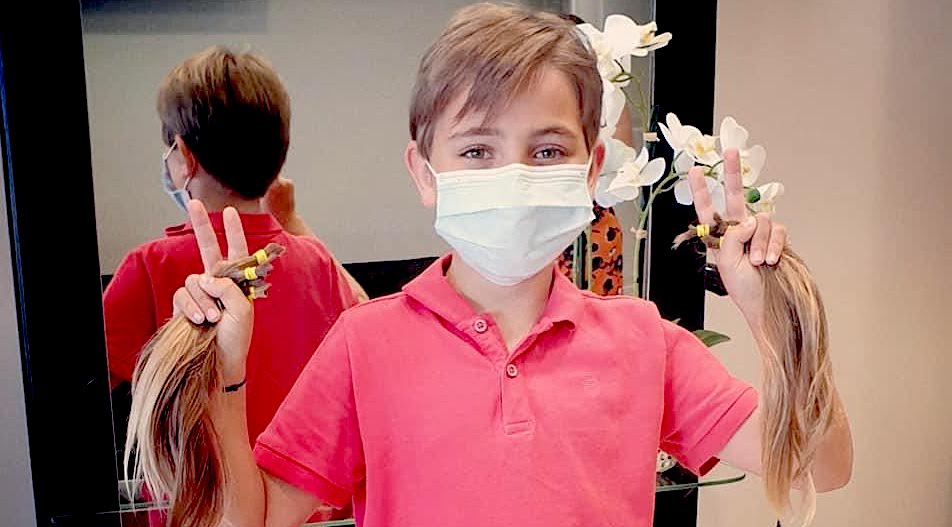 Borgo : Maxime (9 ans) fait don de ses cheveux pour les enfants malades