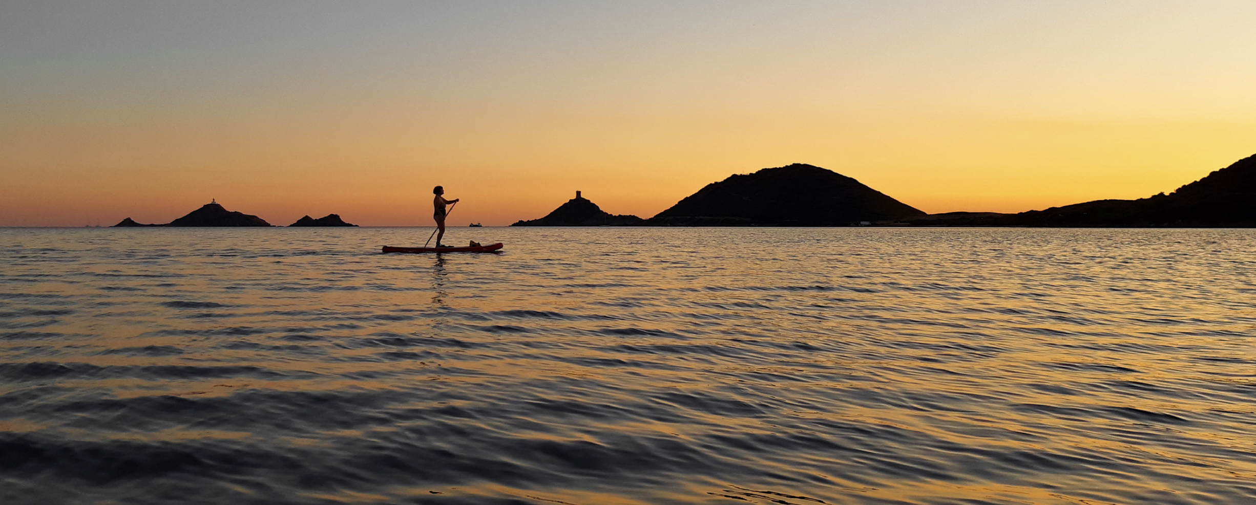 La photo du jour : sortie en Paddle autour des Sanguinaires 