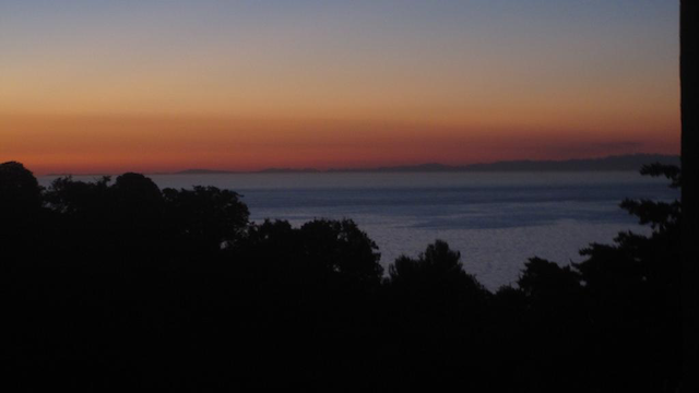 Le continent vu d’un soir d’été en Balagne, photo renaud kiselman