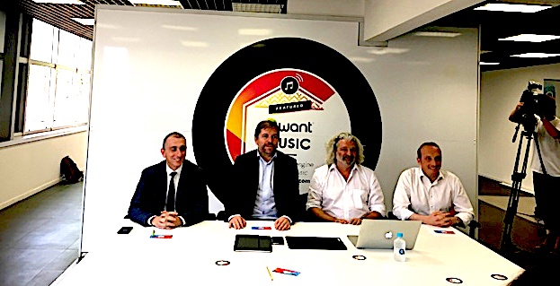 Photo d'archive 2017 au moment où Qwant Music s'installe à Ajaccio.