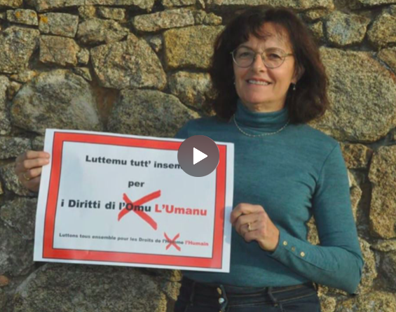 Canta u Populu Corsu et l'association "Savannah" ensemble pour les droits de l'humain