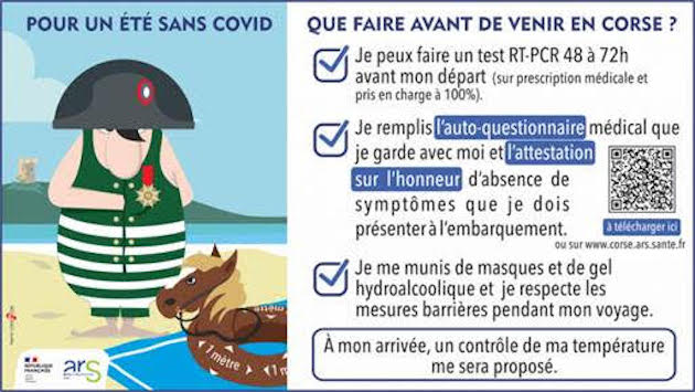 «Un été sans Covid» : responsabiliser les voyageurs avant le départ vers la Corse