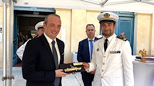 Ajaccio, nouvelle marraine du patrouilleur de haute-mer Commandant Ducuing