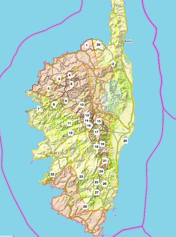 Risque incendie important dans plusieurs massifs forestiers de Corse ce 25 juillet 