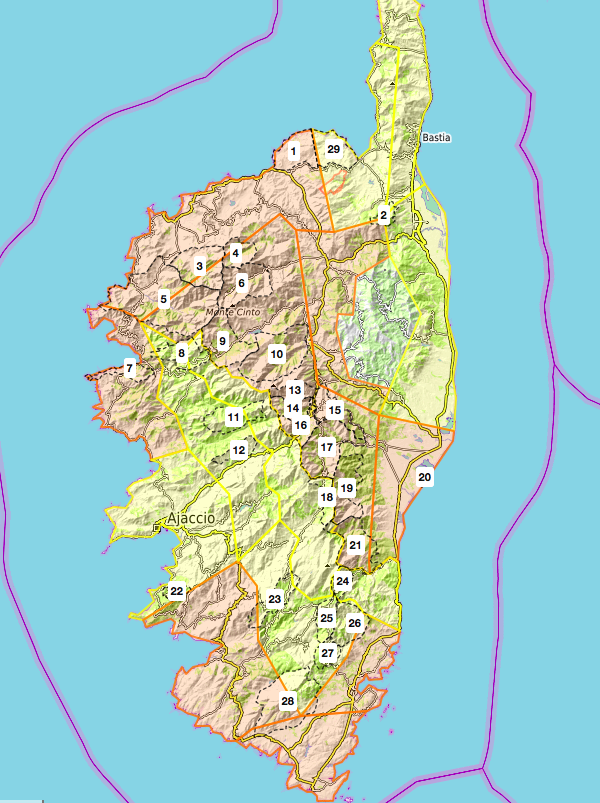 Risque incendie dans plusieurs massifs forestiers de Corse ce 27 juillet