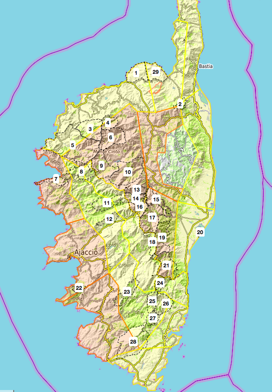 Risque incendie : plusieurs massifs corses en niveau orange ce 30 juillet