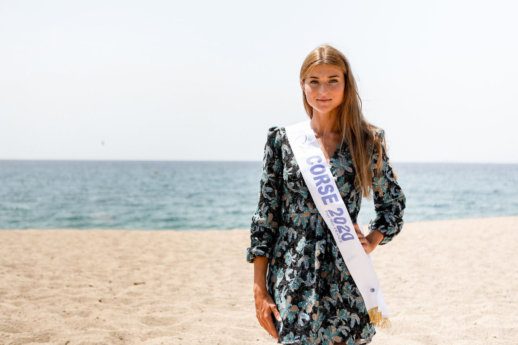 Noémie Leca, Miss Corse 2020. Crédit photo : Aurélien Baude pour Le Comité Miss Corse.