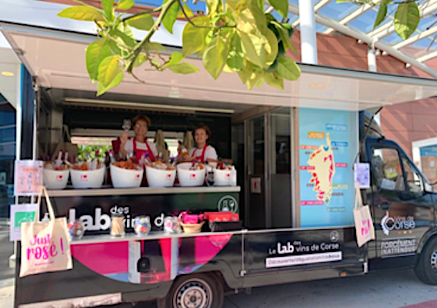 "Just Rosés" ! Le Wine truck des vins corses commence sa tournée aoûtienne !