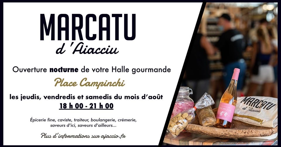 Ajaccio lance les nocturnes de la halle gourmande