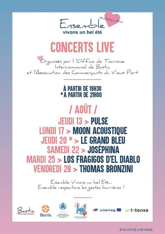 Si Stà Bè Indè Noi : des concerts live sur Vieux Port de Bastia