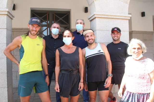 Accueillis par le maire de Porto-Vecchio et par adjointe en charge des sports