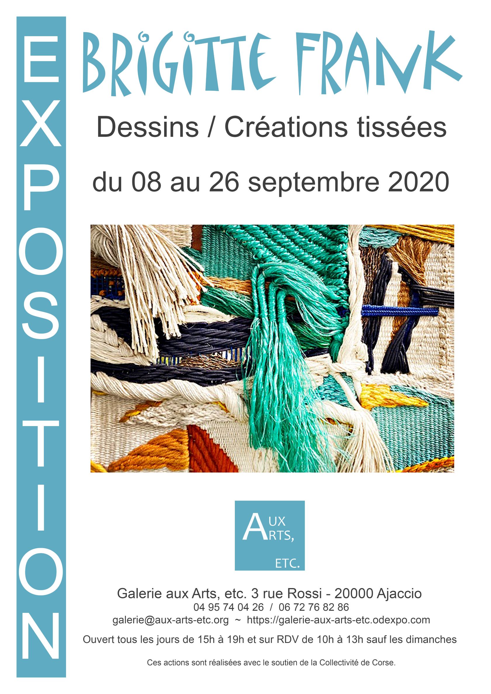 Brigitte Frank expose à la "Galerie aux Arts, etc" 