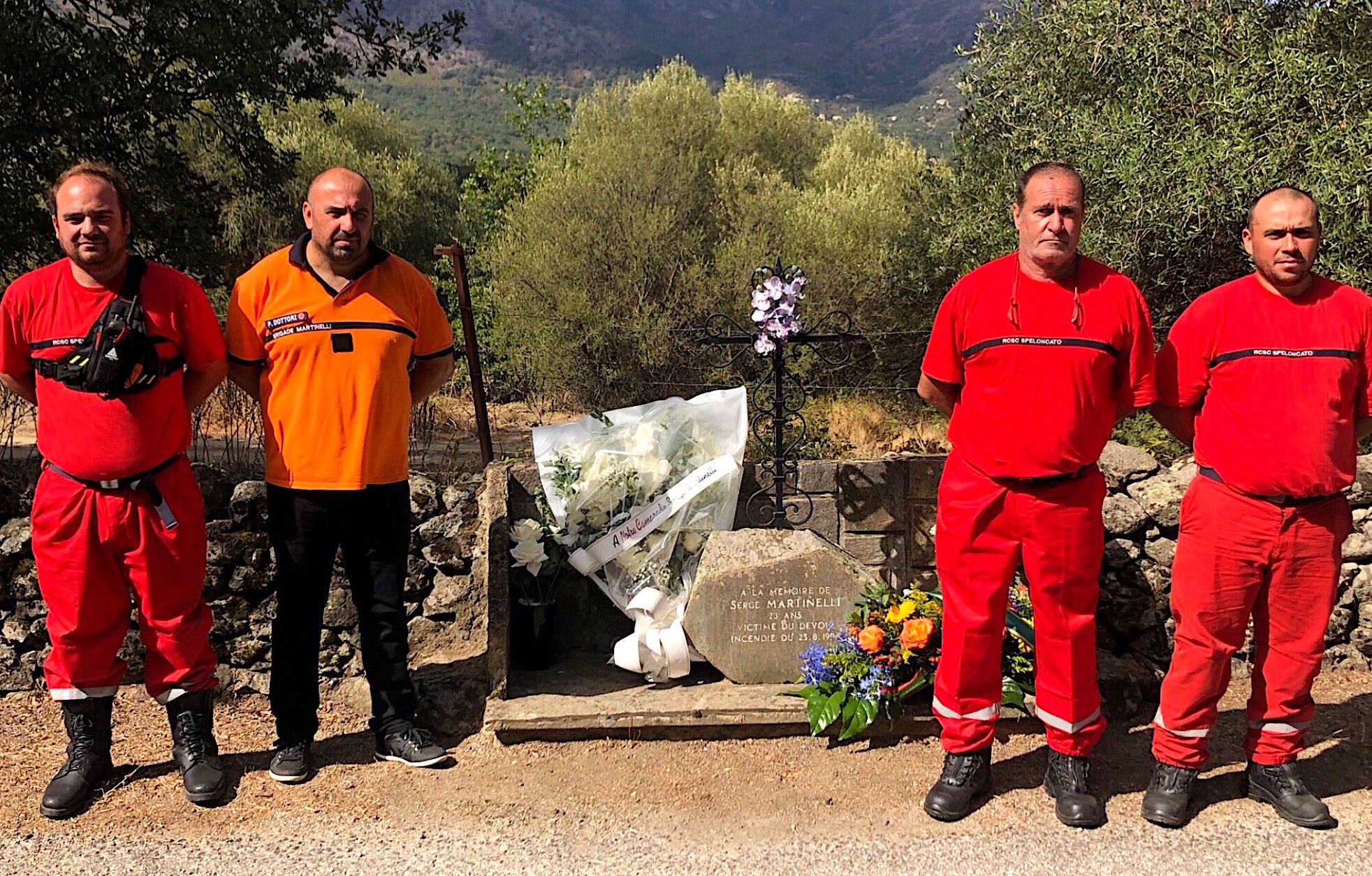  Feliceto : le souvenir de Serge Martinelli et l'hommage aux acteurs de la Sécurité civile "morts pour la défense des Corses"