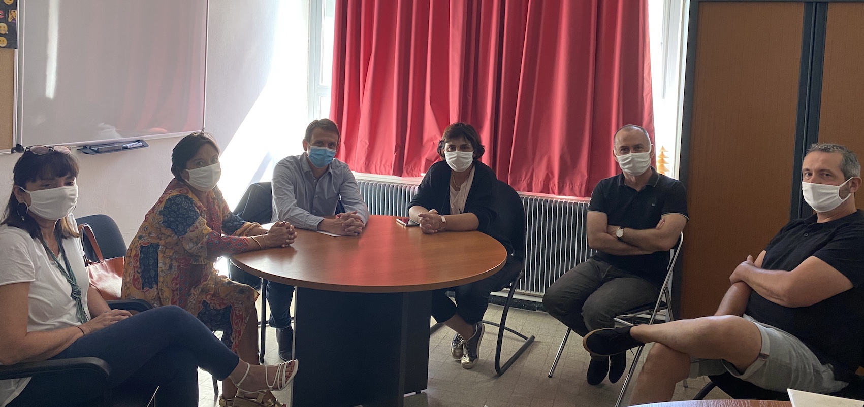 Au collège Giraud, une réunion rassemblait l'équipe pédagogique pour évoquer la rentrée des classes.