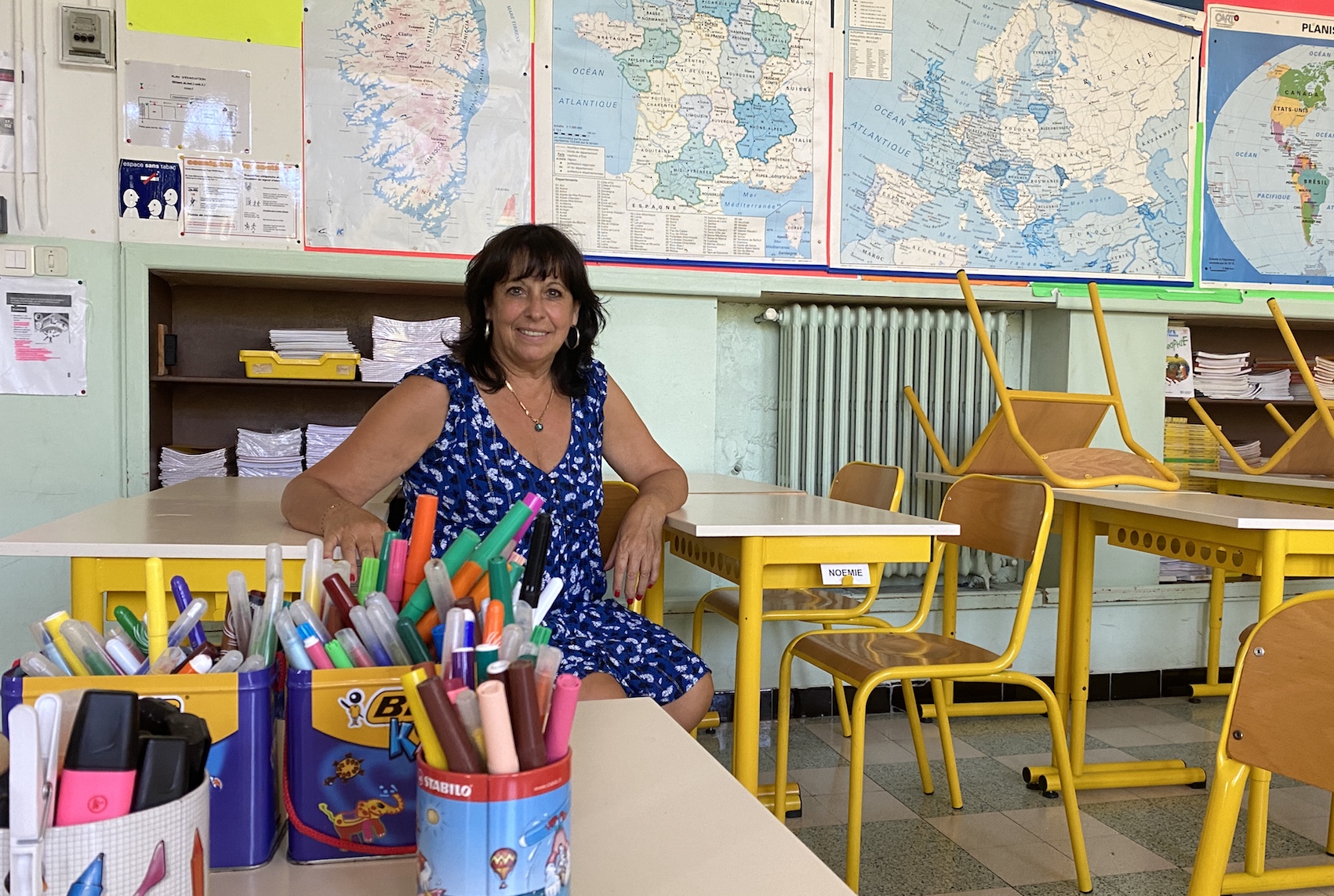 Michelle Mauny, directrice de l'école Charpak.