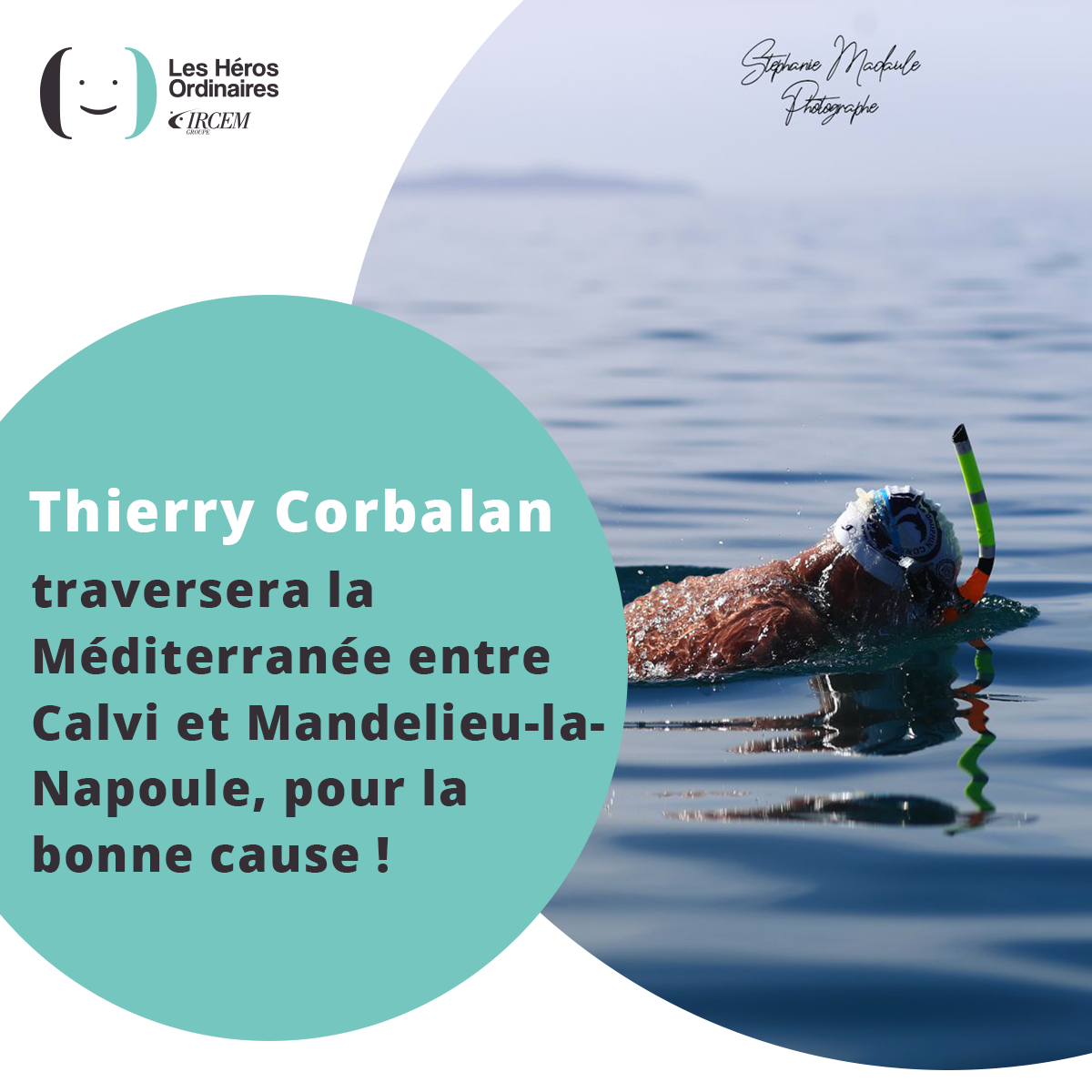 Calvi - Mandelieu la Napoule à la nage : un nouveau défi pour Thierry Corbalan 