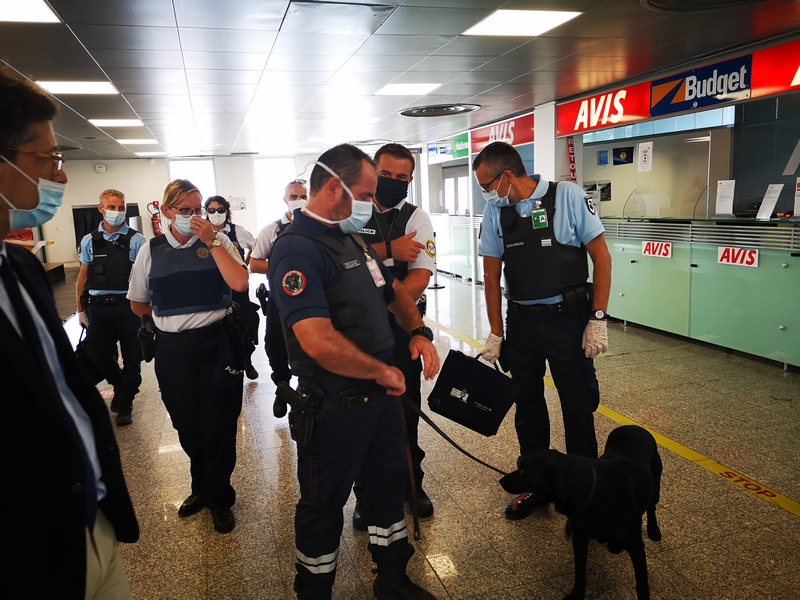Calvi-Balagne : la traque aux consommateurs de produits stupéfiants à l'aéroport