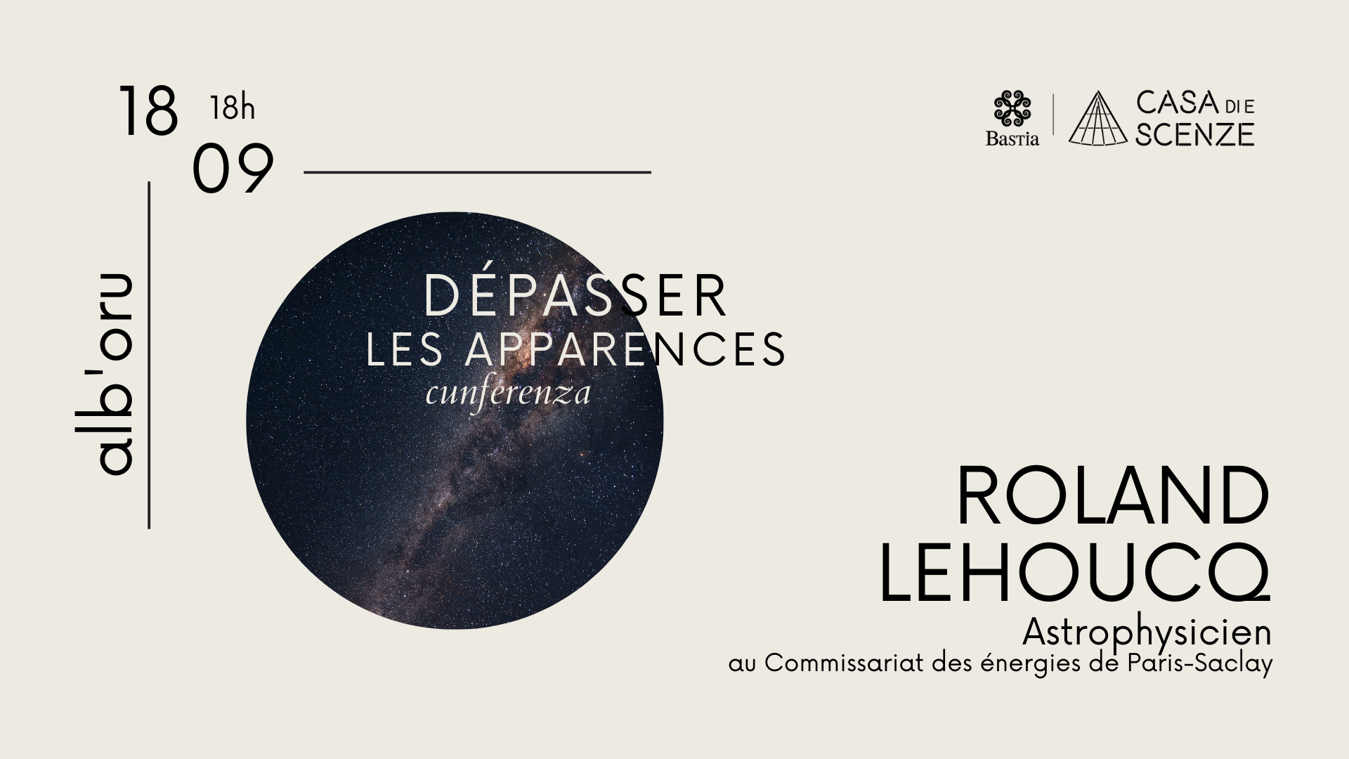 L'astrophysicien Roland Lehoucq en Corse pour lever les secrets de l'univers