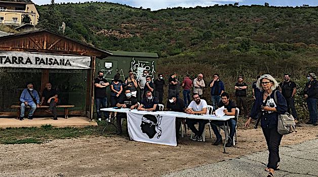 Le Cumitatu Naziunalistu di a Gravona s’oppose à un projet immobilier à Sarrola-Carcopino