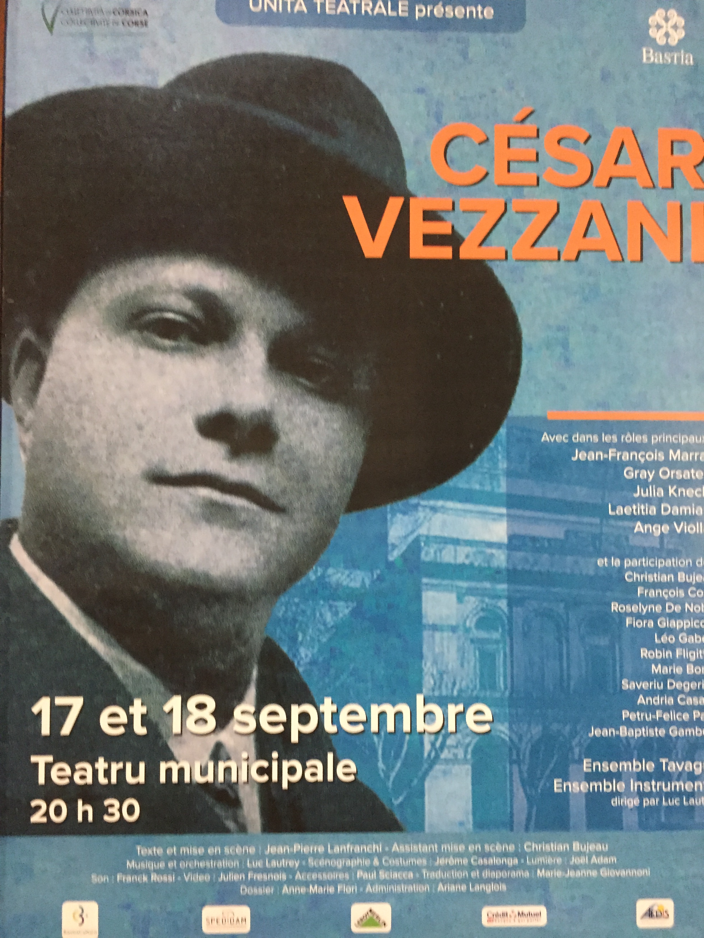 Bastia : César Vezzani enfin sur scène