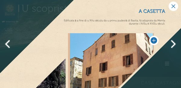 Aperçu de l'application "Scoprivilla".