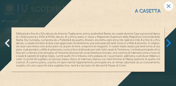 Aperçu de l'application "Scoprivilla".