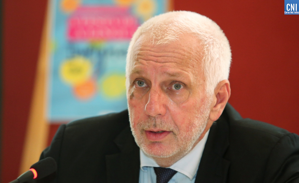 Saveriu Luciani, conseiller exécutif en charge de la langue corse