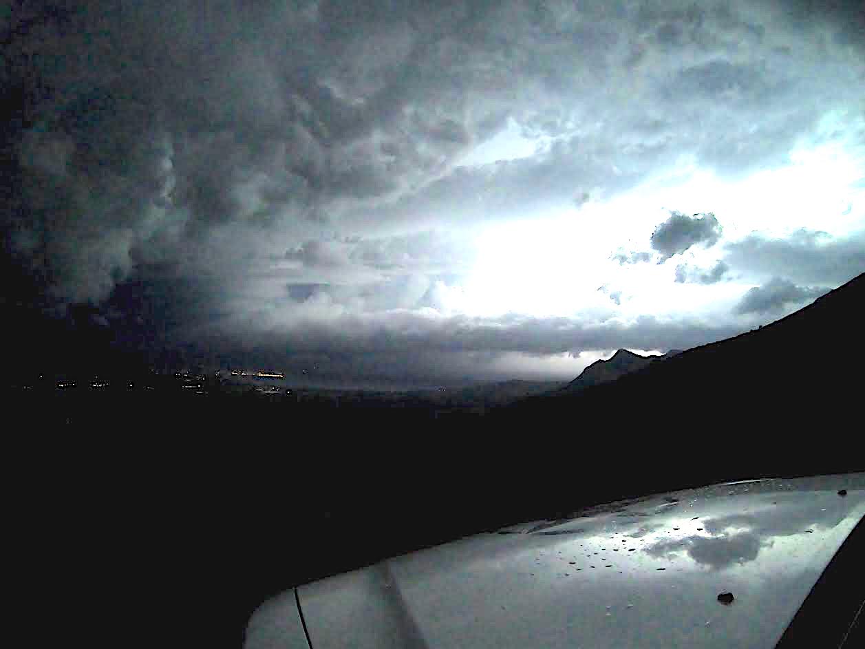 Nuit d'orage sur la baie de Calvi (Eric Frulani)