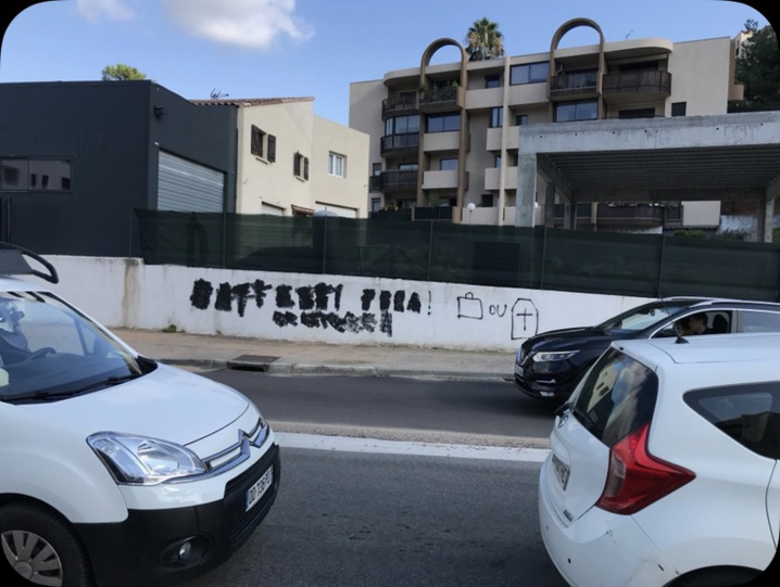 Ajaccio : des tags menacent Léo Battesti de mort 