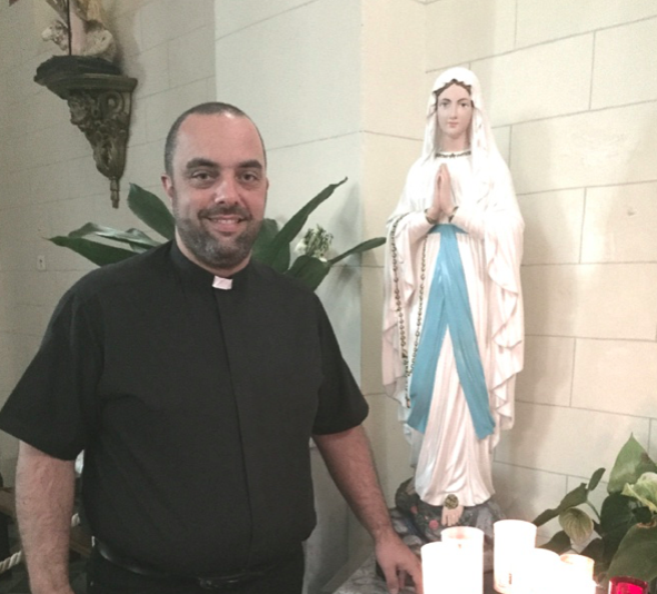 Le Père Georges Nicoli prépare d'ores et déjà la neuvaine de ND de Lourdes