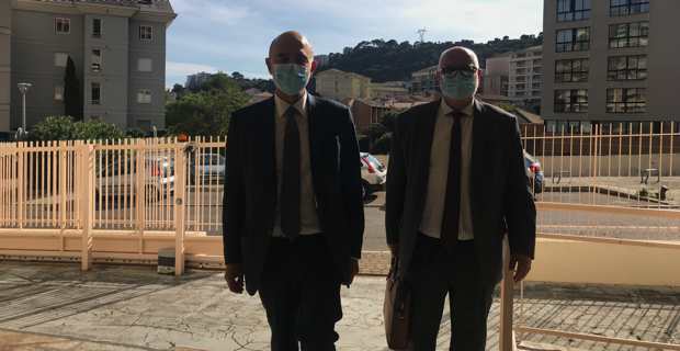 Pierre Moscovici, Premier président de la Cour des comptes, et Jacques Delmas, président de la Chambre régionale des comptes de Corse.